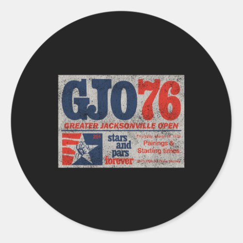 Pga Tour Gjo Greater Jacksonville Classic Round Sticker