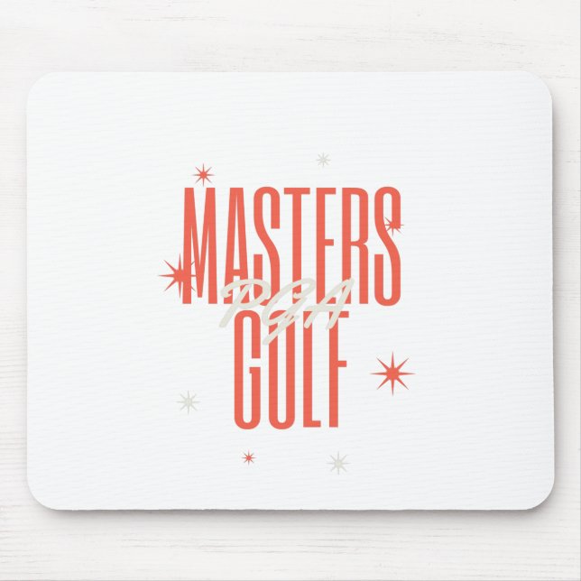pga tourgolf mouse pad (Front)