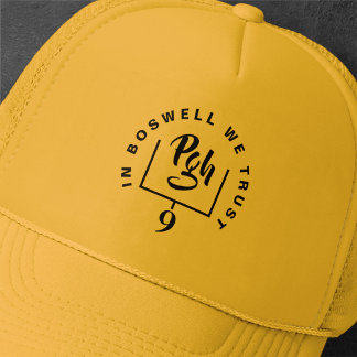 Pgh Boswell We Trust Steel City Retro Hoodie Trucker Hat