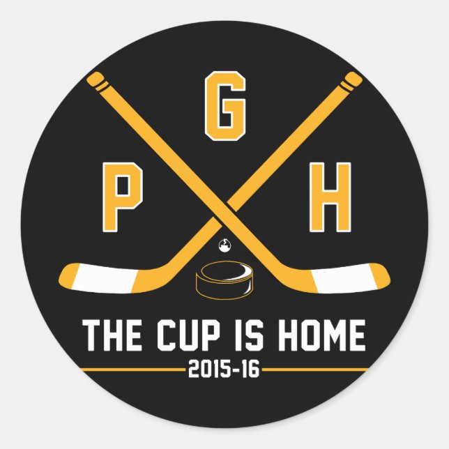 PGH - The Cup is Home Classic Round Sticker (Front)