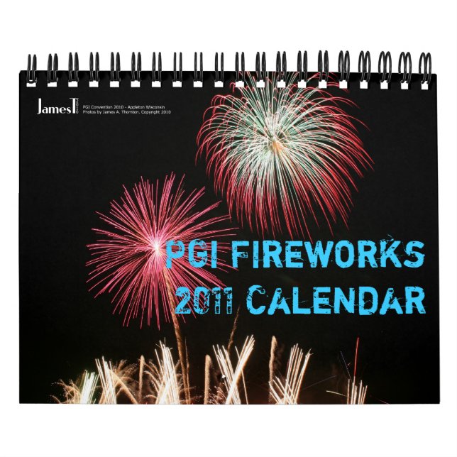 PGI FIreworks Photo 2011 Calendar (Cover)