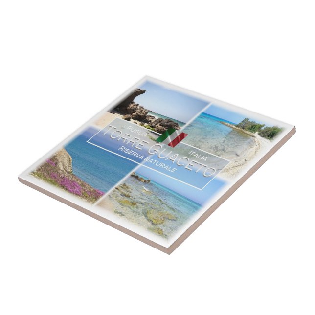 PGL009 TORRE GUACETO, Apulia, Italy, Ceramic Tile (Side)