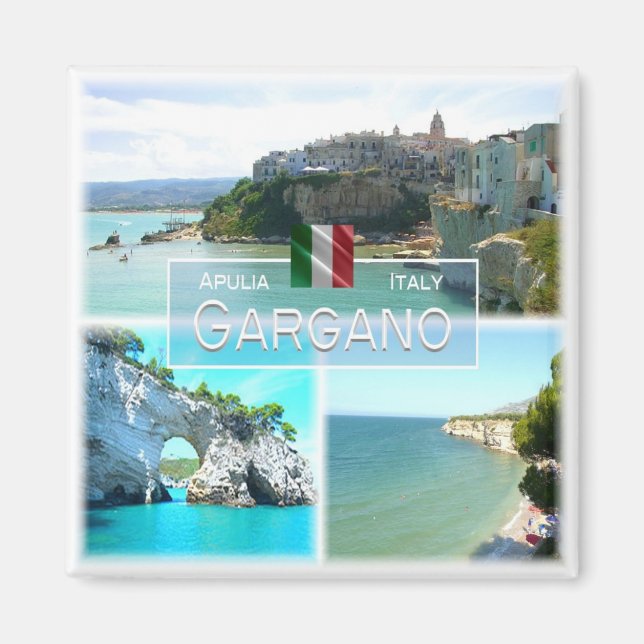 PGL012 GARGANO, VIESTE, Apulia, Italy, Fridge Magnet (Front)