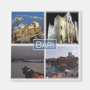 PGL023 BARI - Apulia - Italy - Fridge Magnet