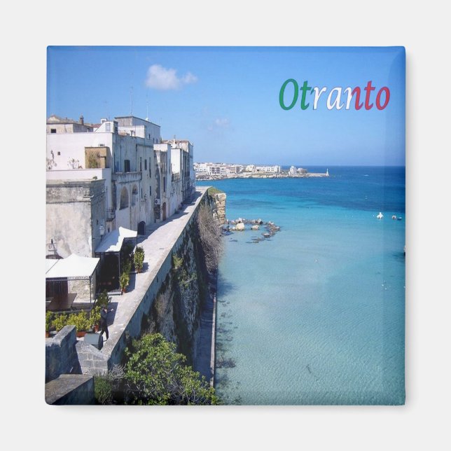 PGL030 OTRANTO, Bastione dei Pelasgi, Fridge Magnet (Front)