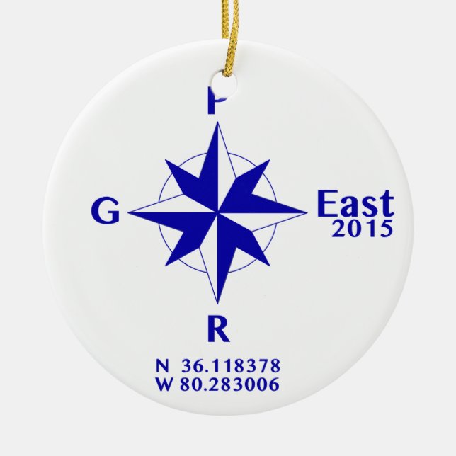 PGR East 2015 sun catcher Ceramic Ornament (Front)