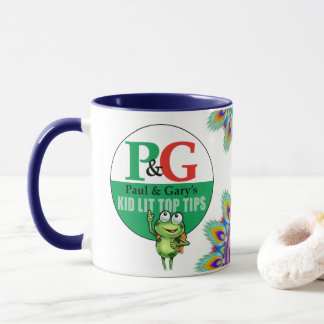 PGTips tea mug. Paul & Gary's Kid Lit Tips. Mug