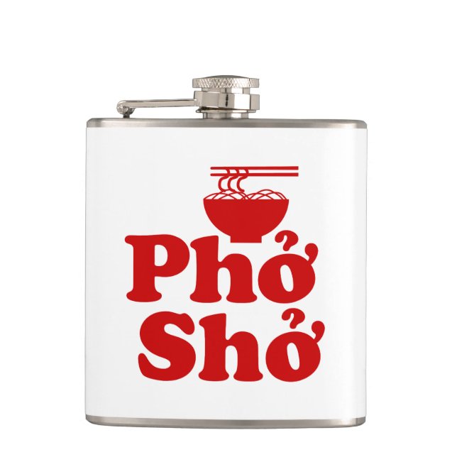 Phở Shở Flask (Front)
