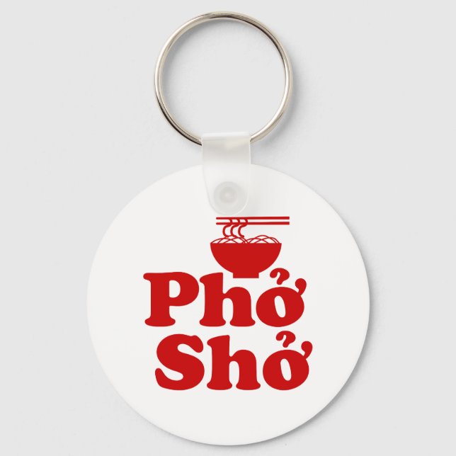 Phở Shở Keychain (Front)