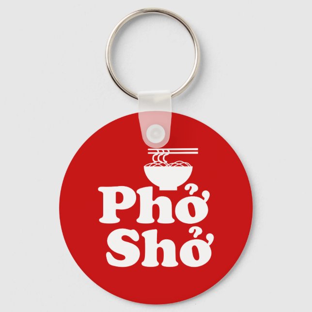 Phở Shở Keychain (Front)
