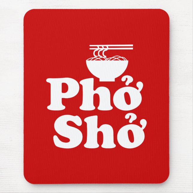 Phở Shở Mouse Pad (Front)
