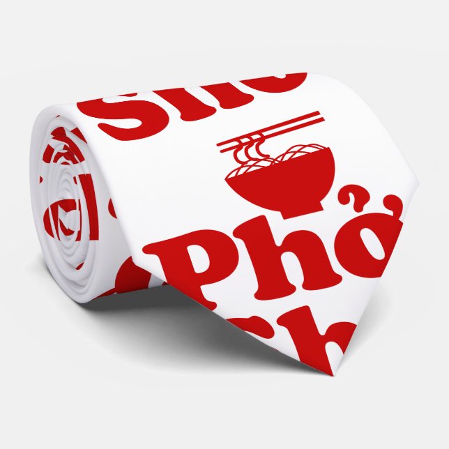 Phở Shở Neck Tie (Rolled)