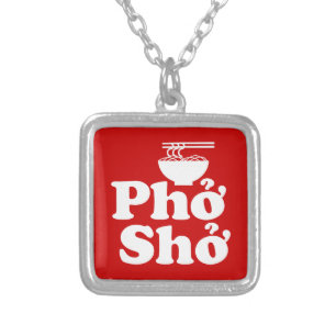 Phở Shở Silver Plated Necklace
