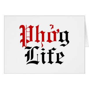 Phởg Life Greeting Card