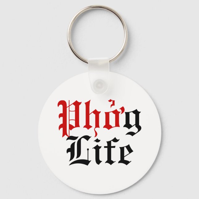 Phởg Life Keychain (Front)
