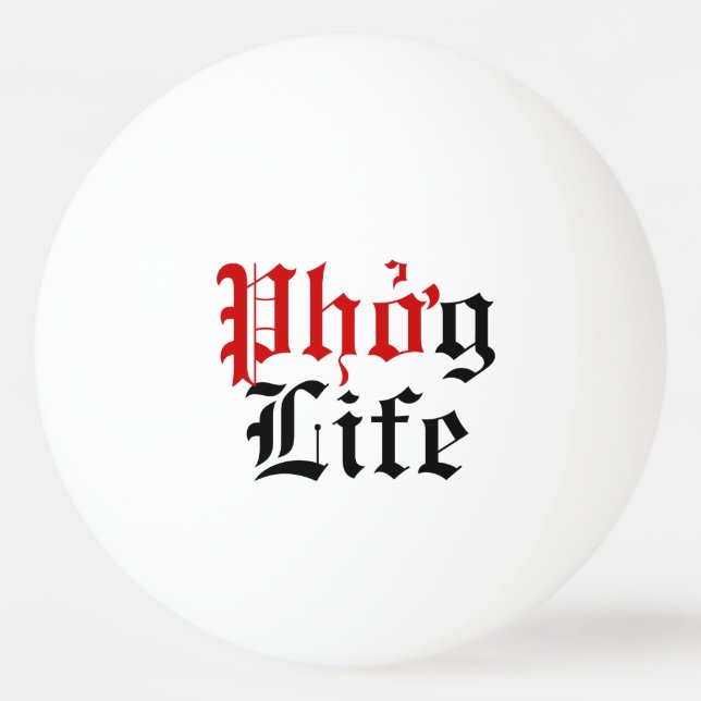 Phởg Life Ping Pong Ball (Front)