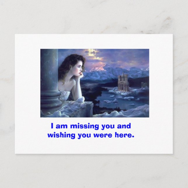 ph-10466, I am missing you and wishing you were... Postcard (Front)