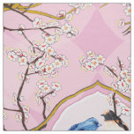 PH&amp;D Bluebird Vignette Toile Fabric Iris Pink
