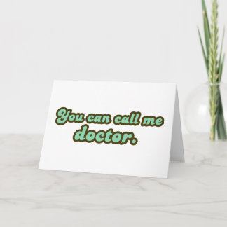 Ph.D. & Med School Graduation Gifts Card