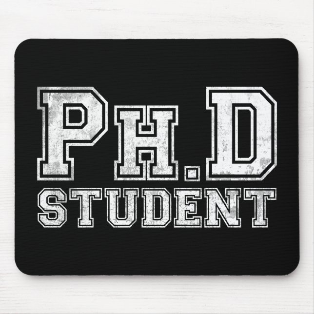 Ph.D Student Mouse Pad (Front)