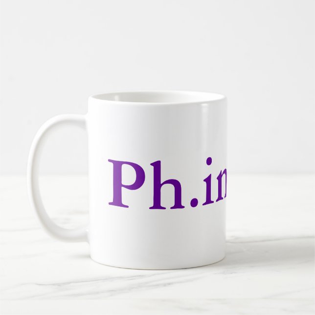 Ph.inishe.d 15 oz Mug (Left)
