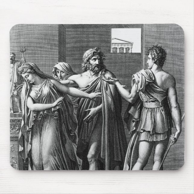 Phaedra, Theseus and Hippolytus Mouse Pad (Front)
