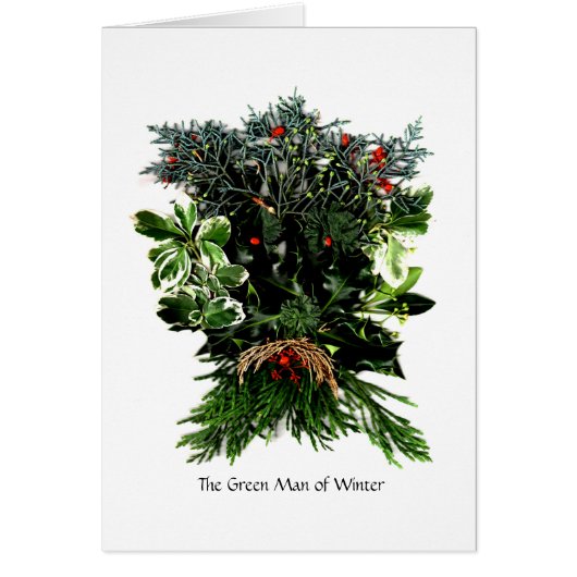 Phaedra's Phantasies - The Green Man of Winter Cards (Front)