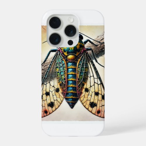 Phaenops Insect Dorsal View 070724IREF122 _ Waterc iPhone 15 Pro Case