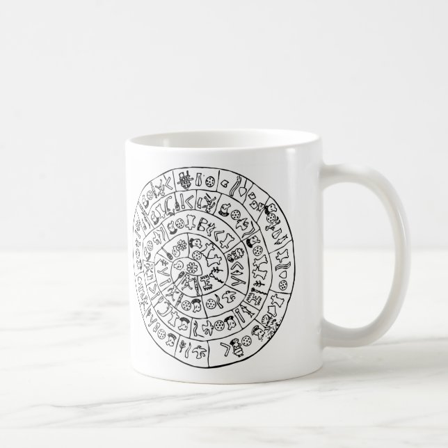 Phaistos disk coffee mug (Right)