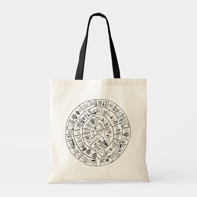 Phaistos Disk from Minoan Crete Tote Bag (Back)