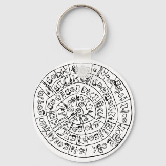 Phaistos disk keychain