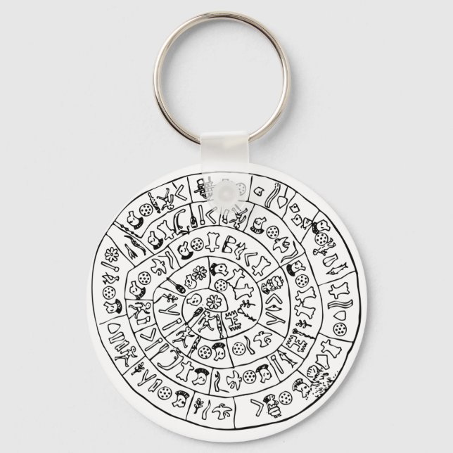 Phaistos disk keychain (Front)