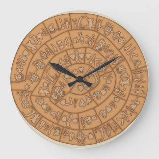 Phaistos disk large clock