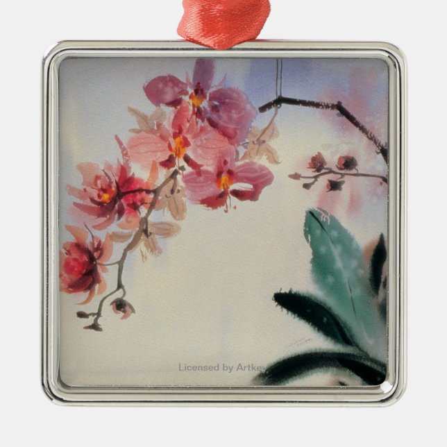 Phalaenopsis Metal Ornament (Front)