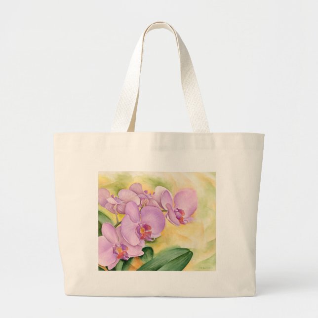 Phalaenopsis Orchid Flowers - Multi Large Tote Bag (Front)