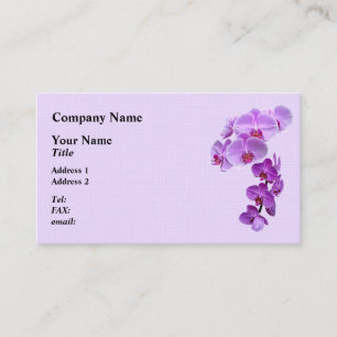 Phalaenopsis Orchids Large and Small Business Card