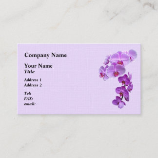 Phalaenopsis Orchids Large and Small Business Card