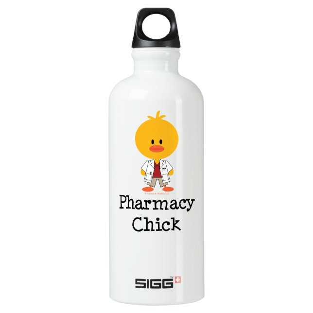 Phamacy Chick Water Bottle (Front)