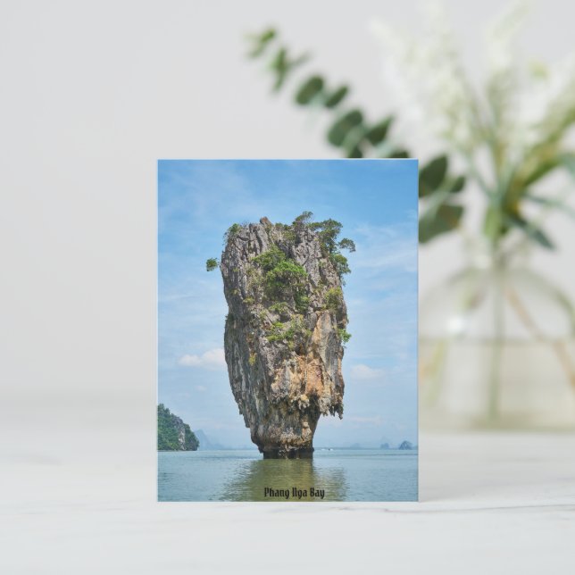 Phang Nga Bay Phuket Province  Holiday Postcard (Standing Front)