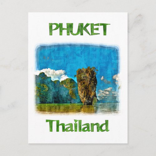 Phang Nga BayPhuketThailand Postcard