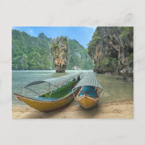 Phang Nga Bay Thailand Postcard