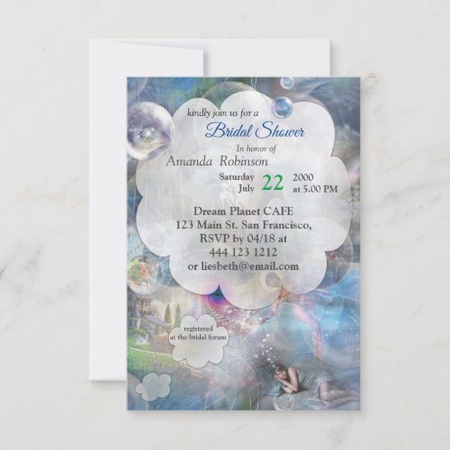 Phantasmagoria Fantasy Bridal Thank You Card