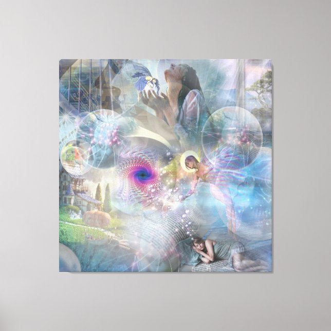 Phantasmagoria Fantasy Canvas Print (Front)