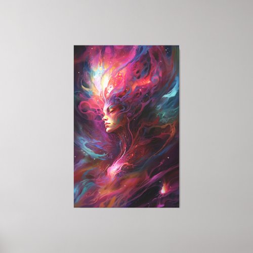 Phantasmicly Blown Away Stretched Canvas Print