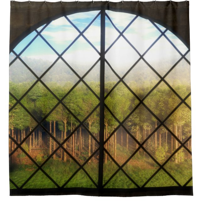 Phantastes: Borders of Fairy Land Shower Curtain (Front)