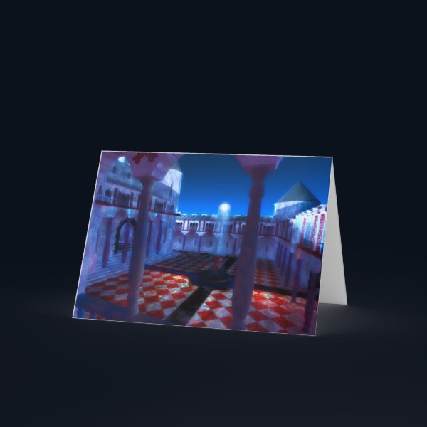 Phantastes: Courtyard of the Palace Card Phantastes: Courtyard of the Palace Card