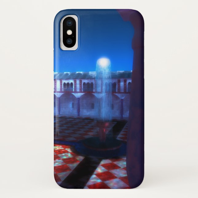 Phantastes: Courtyard of the Palace iPhone Case (Back)