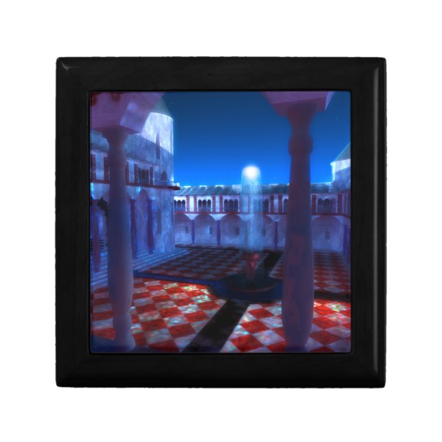 Phantastes: Courtyard of the Palace Jewelry Box (Front)
