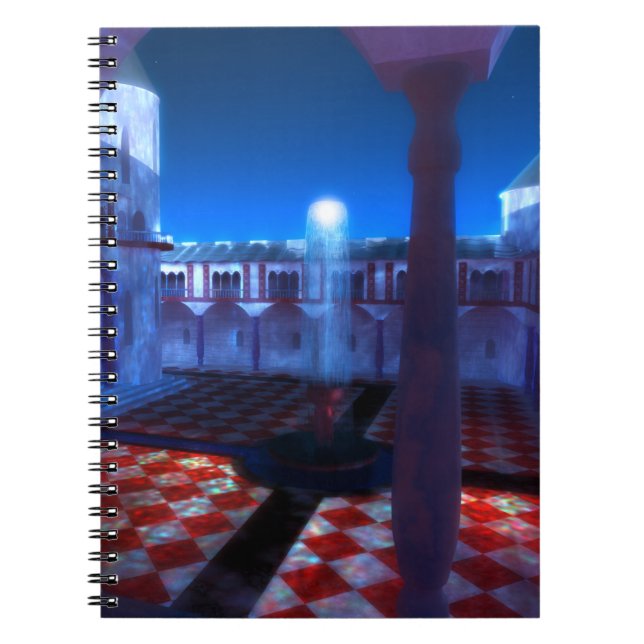 Phantastes: Courtyard of the Palace Notebook (Front)