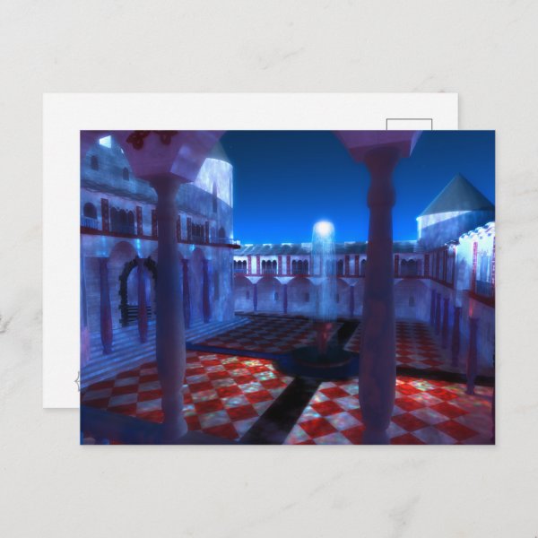 Phantastes: Courtyard of the Palace Postcard